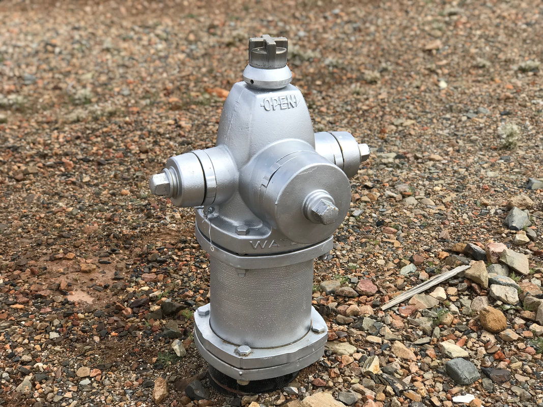 Photo of silver fire hydrant