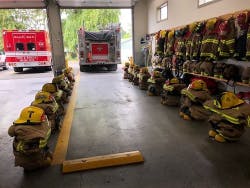 May contain: person, fire truck, transportation, truck, and vehicle