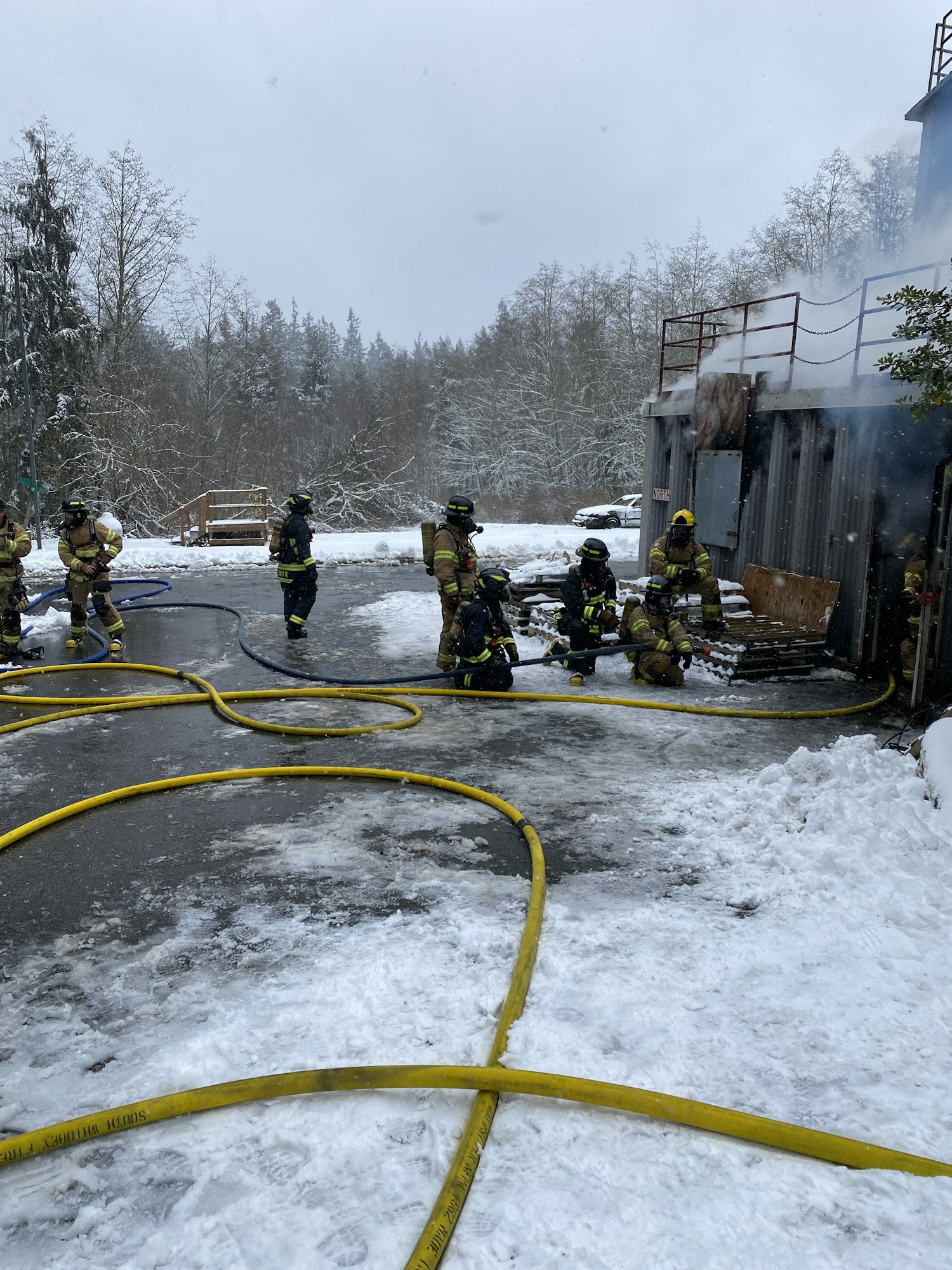 Firefighters at 2020 Fire Academy