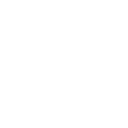 A simple black and white silhouette of a tree.