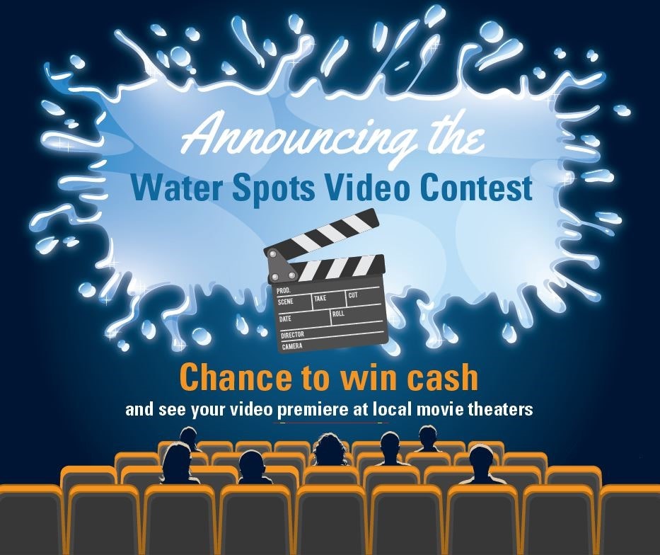Water Spots Video Contest graphic