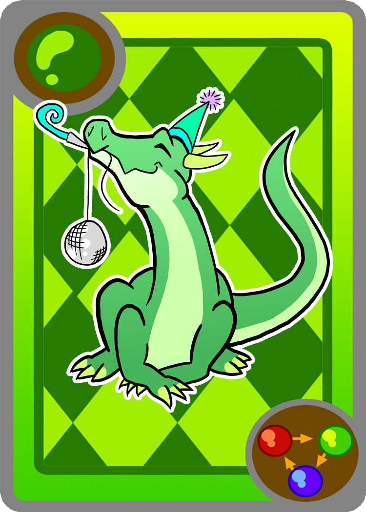 green dragon card