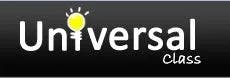 A logo with the text "Universal Class" and a stylized lightbulb above the letter 'i'.