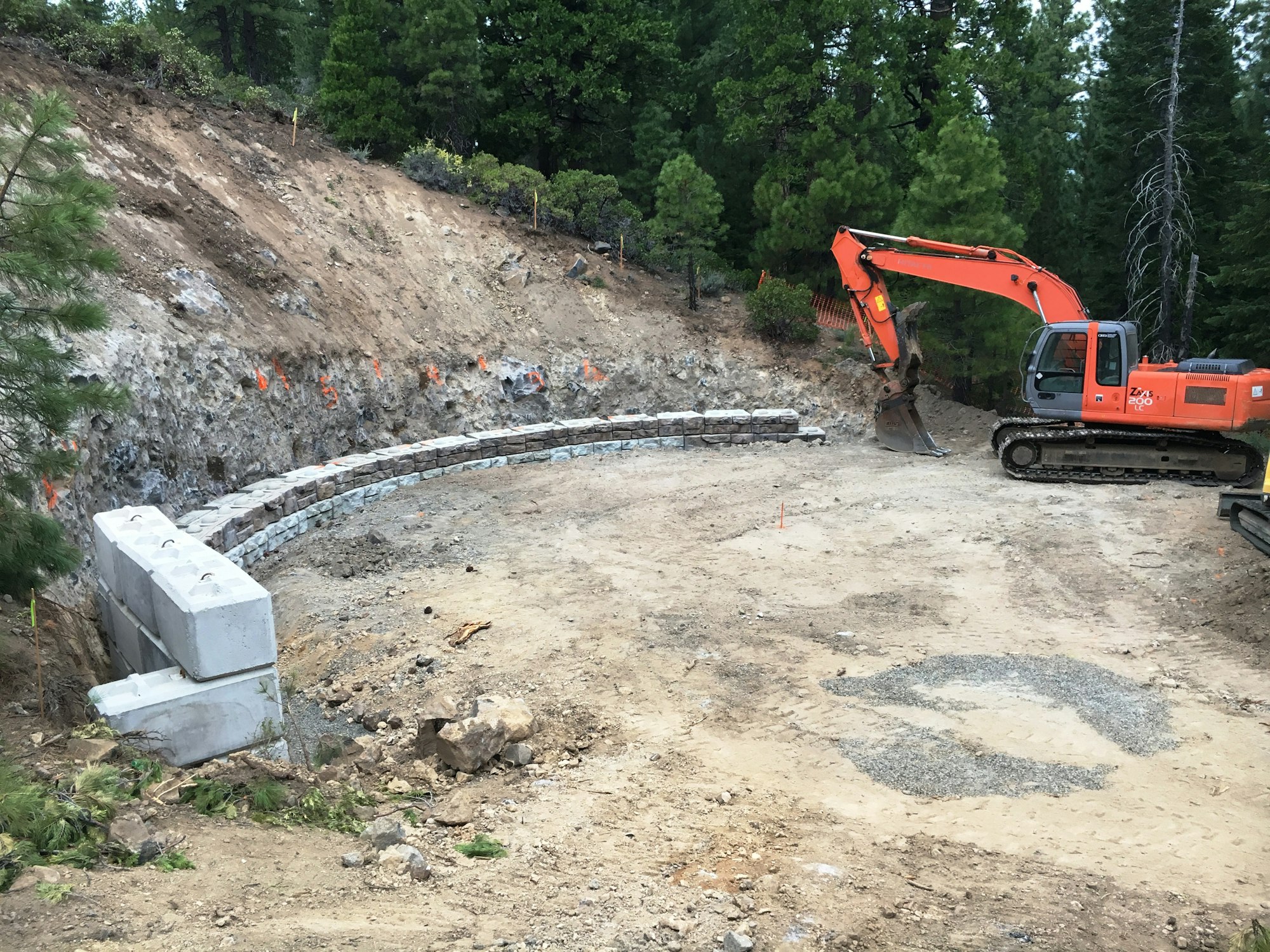 Ground preparation for the new Tank site