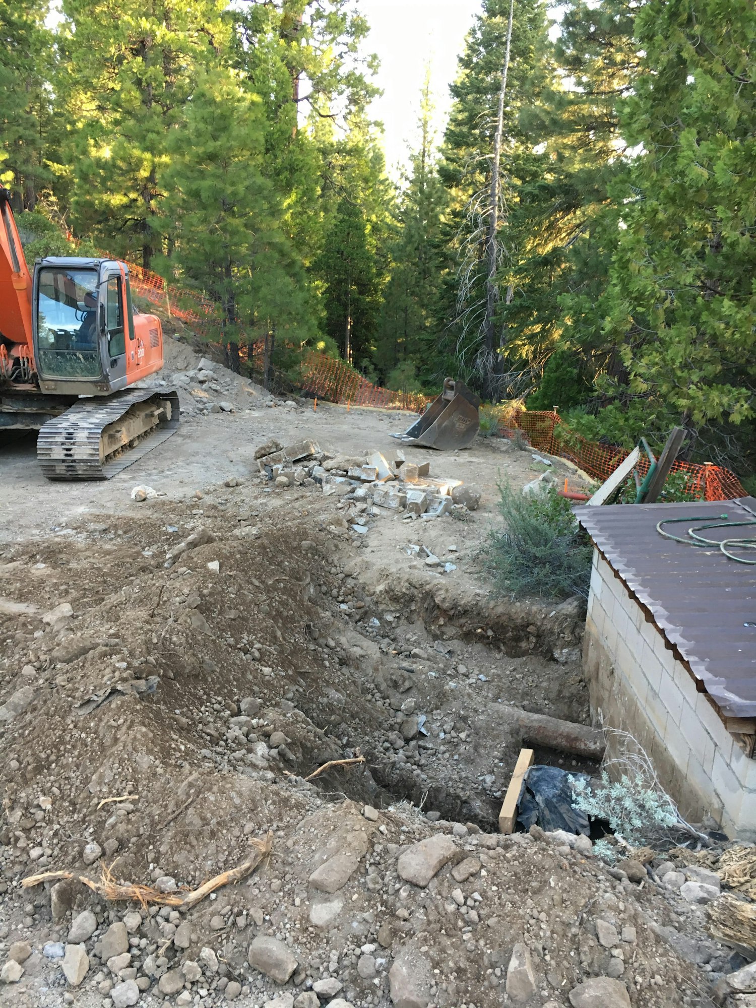More ground infrastructure for the new tank site
