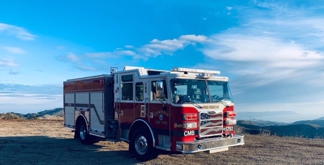 May contain: vehicle, truck, transportation, and fire truck