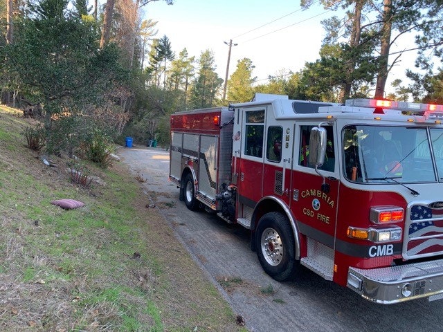 May contain: truck, vehicle, transportation, and fire truck