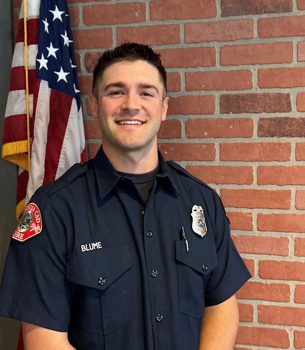 SAFER Firefighter Paramedic Colton Blume
