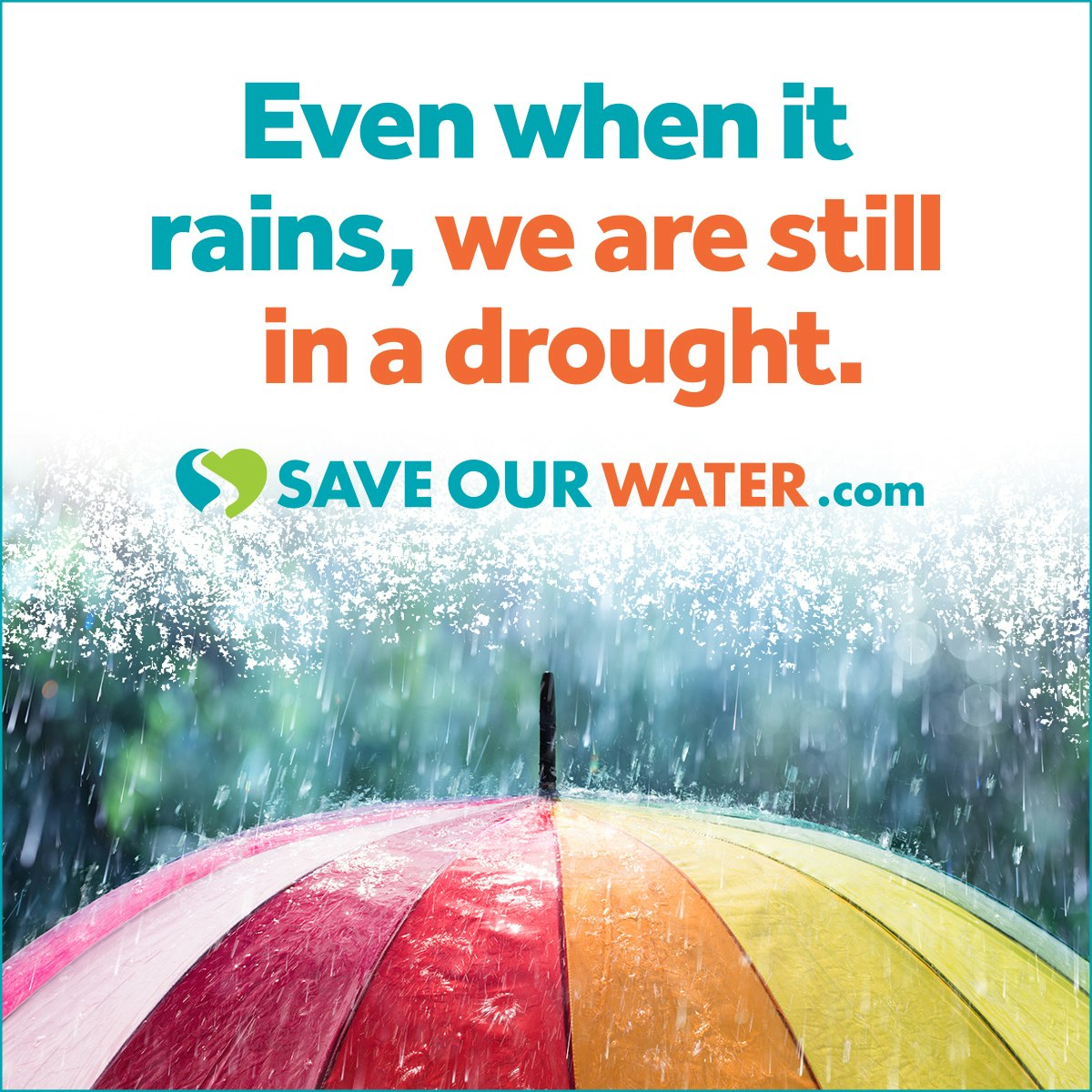 Even when it rains, we are still an a drought