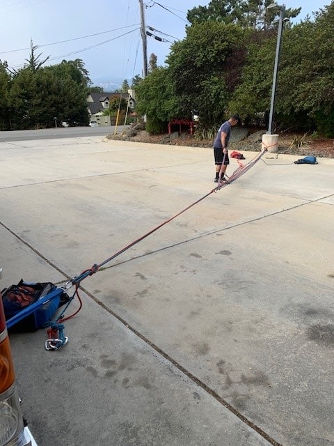 May contain: person, human, and path