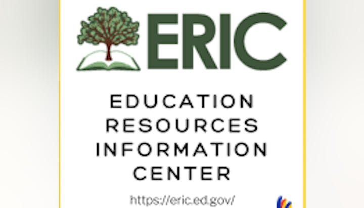 Logo of the Education Resources Information Center (ERIC) with a tree icon and a website URL.