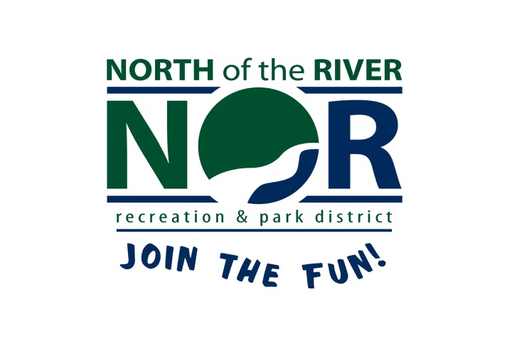 The image features a logo for the North of the River Recreation & Park District, encouraging participation with "Join the fun!"