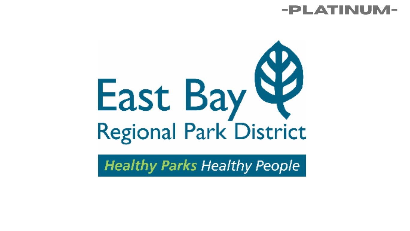 The image features the logo of the East Bay Regional Park District with the slogan "Healthy Parks Healthy People."