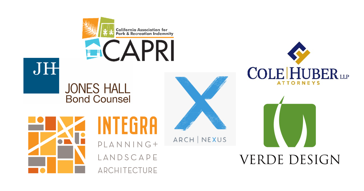 Logos and names of various companies, likely in legal, architectural, and design industries.