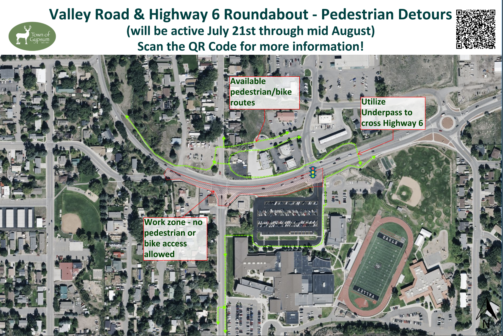 May contain: intersection, road, neighborhood, city, architecture, building, and outdoors