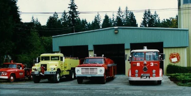 May contain: transportation, truck, vehicle, fire truck, and fire station