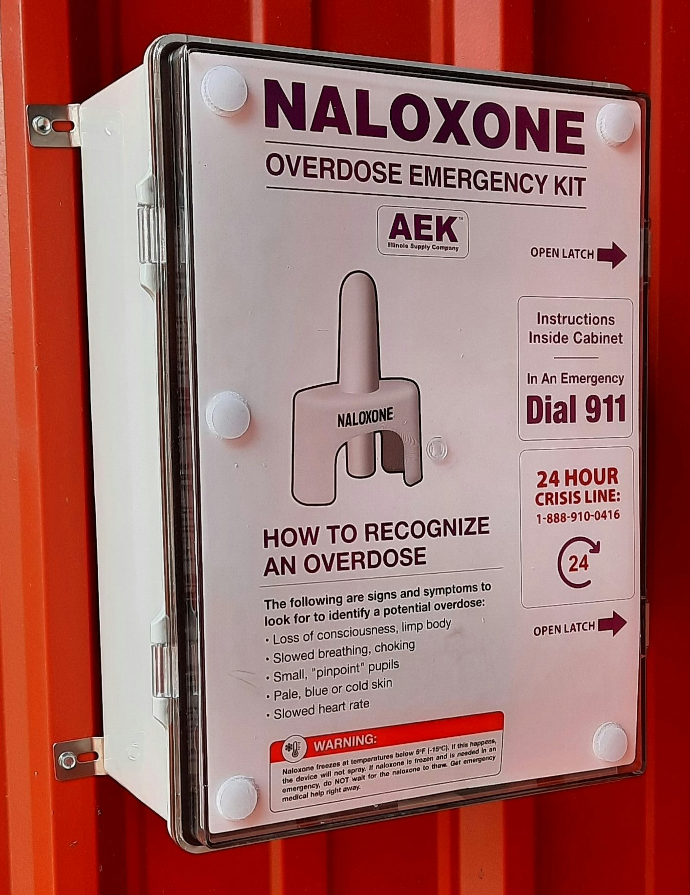 Naloxone dispenser