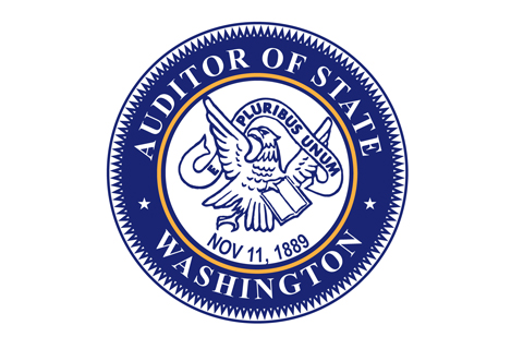 Seal of the Auditor of State of Washington, featuring an eagle and "Nov 11, 1889."