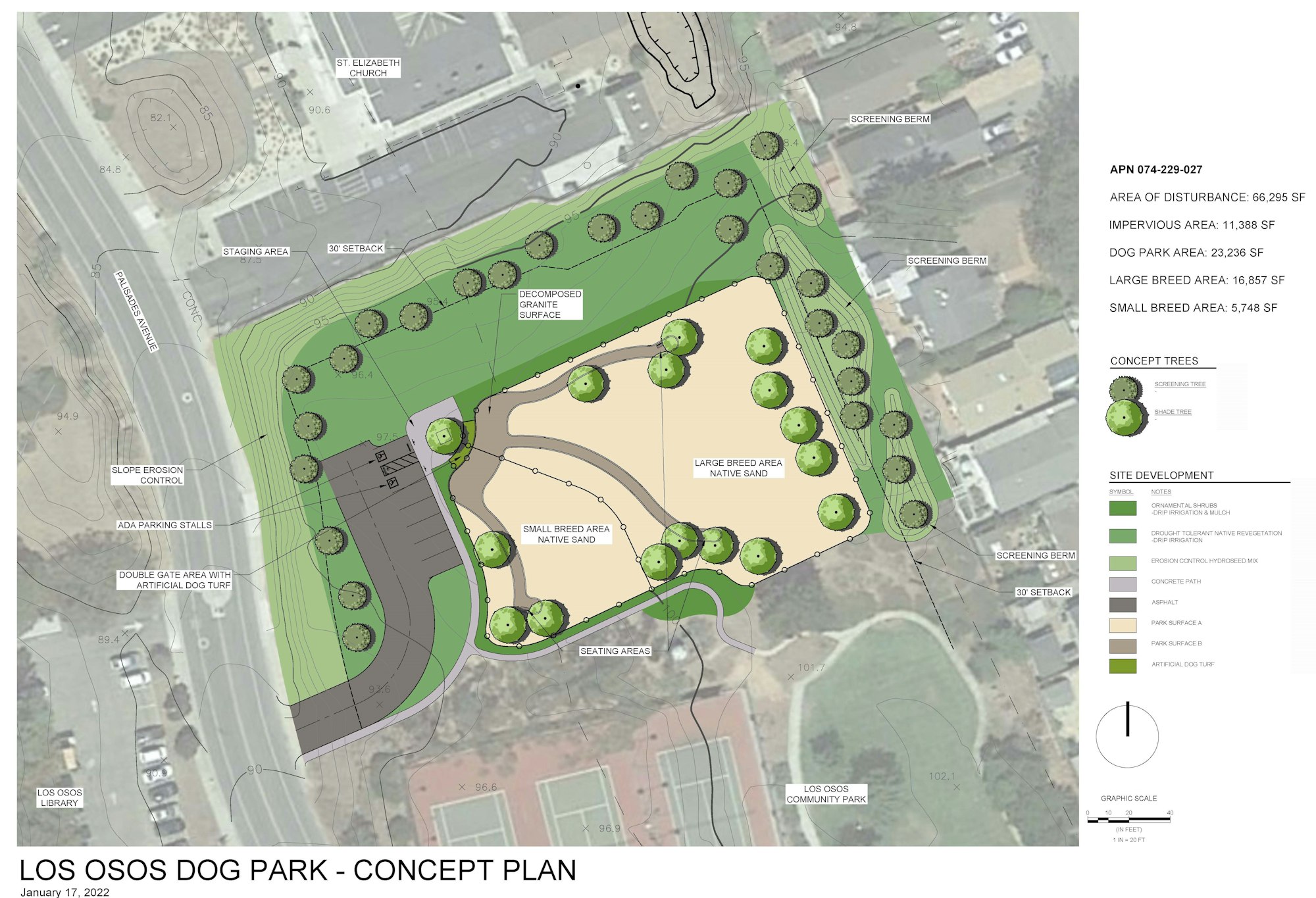 Concept Plan for future Dog Park