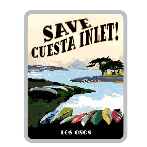 Save Cuesta Inlet Logo, Kayaks, Water, landscape