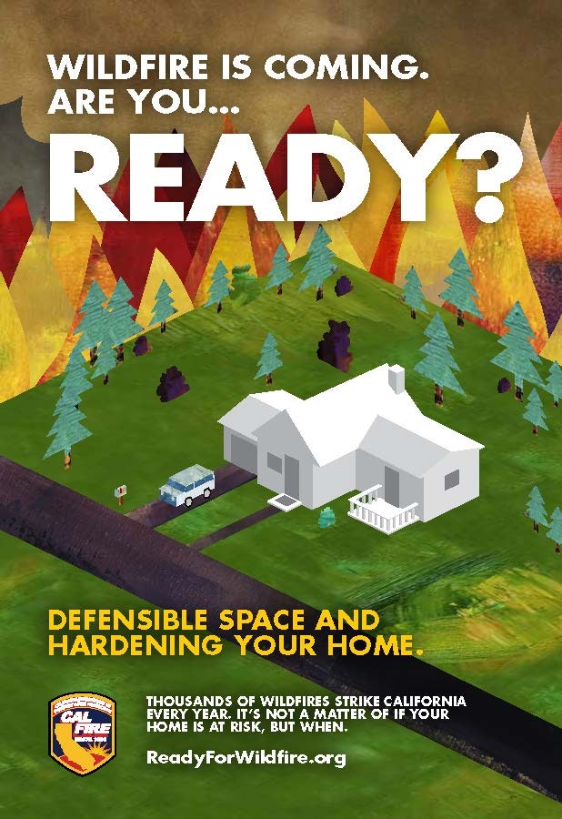 CalFire Flyer - Wildfire is coming are you READY