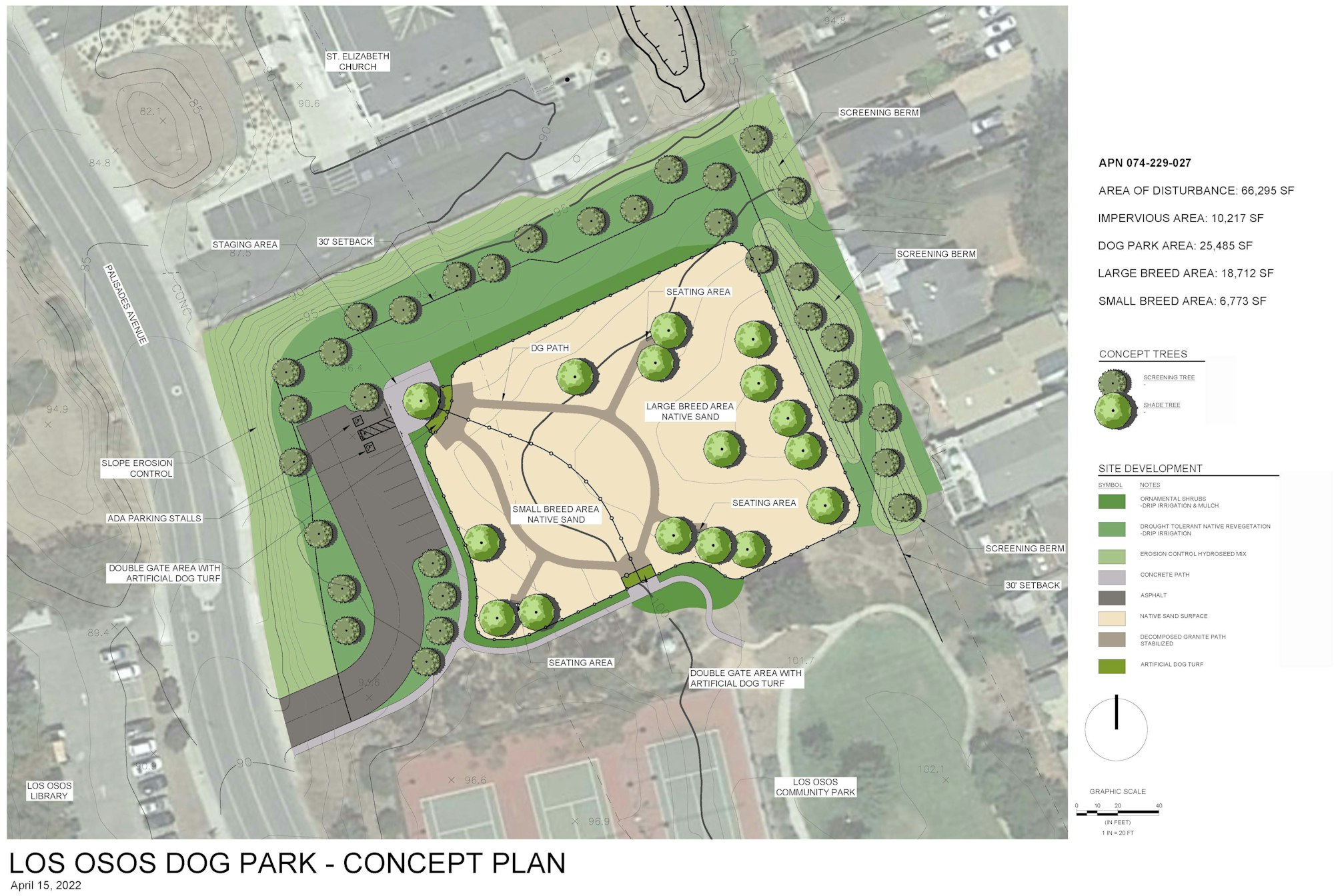 Concept Plan for future Dog Park