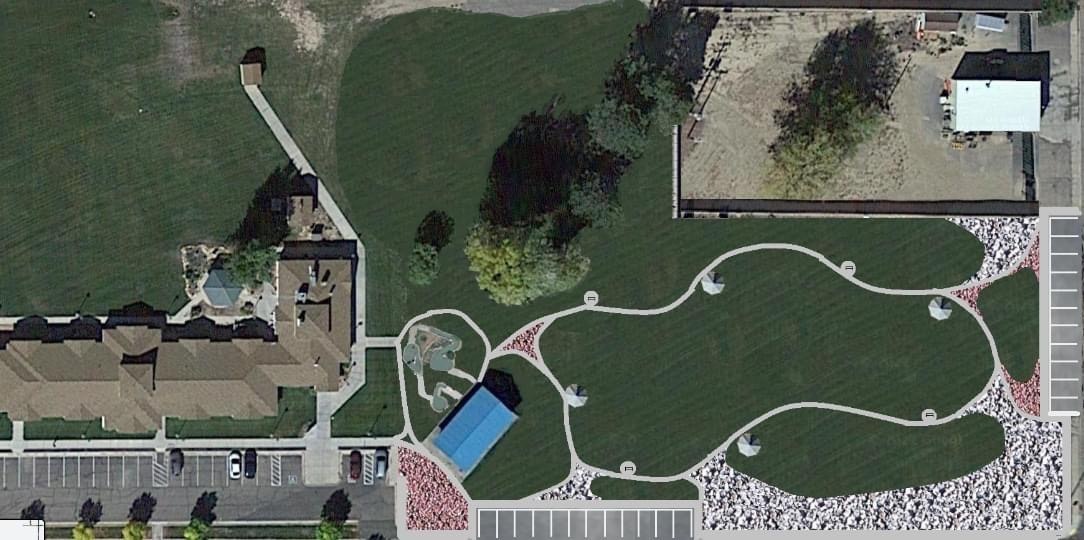 Sunrise Memorial Park Planning Aerial View