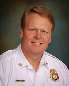 Portrait of Fire Chief Brian Delfs