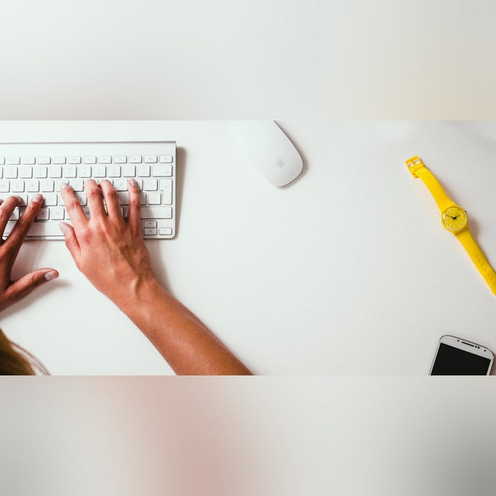May contain: computer keyboard, computer hardware, hardware, electronics, computer, wrist, hand, person, body part, mobile phone, and phone