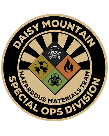 Logo: Daisy Mountain Special Ops Division, Hazardous Materials devision