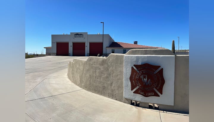 Photo of a fire station