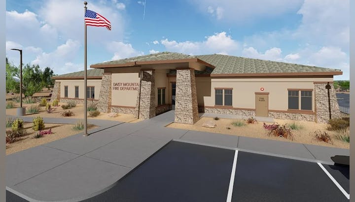 Photo of a fire station