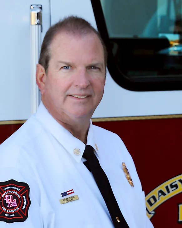 Portrait of Fire Chief Brian Tobin