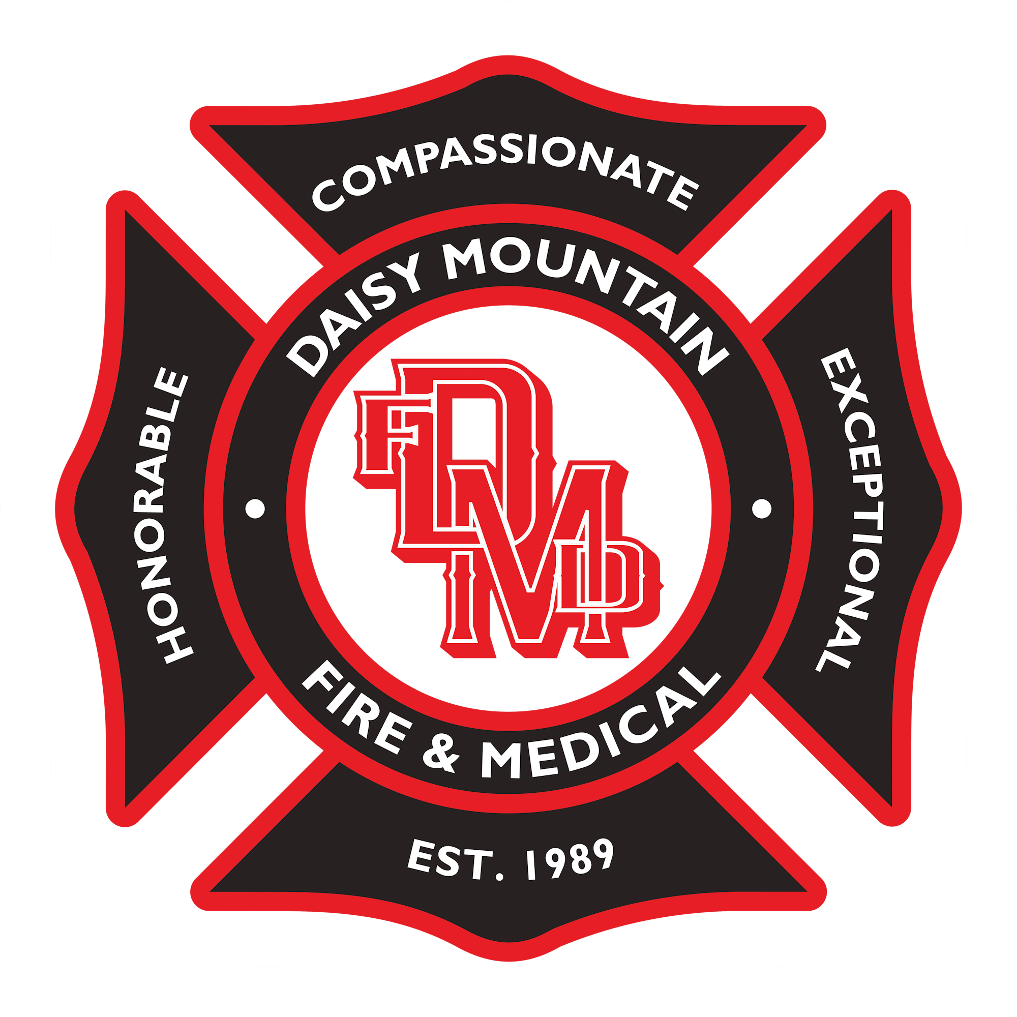 Daisy Mountain Fire and Medical Logo