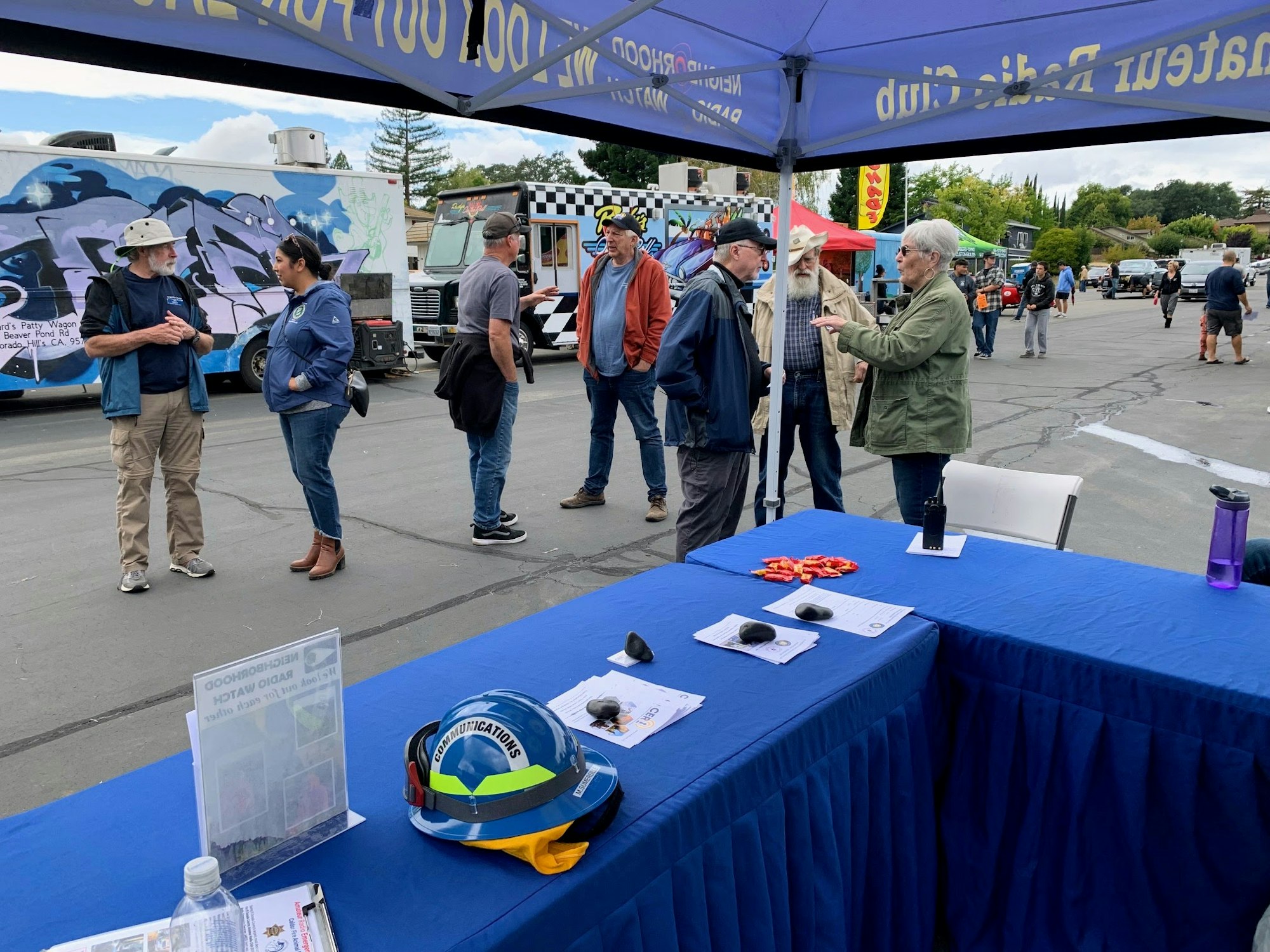 El Dorado County Amateur Radio Club's Amateur Radio Emergency Services Gear at Props, Cops & Rodders Event - September 30, 2023