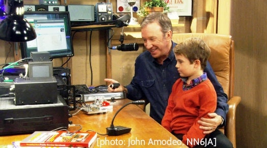 Tim Allen in Last Man Standing featuring Amateur Radio - Photo from John Amodeo NN6JA