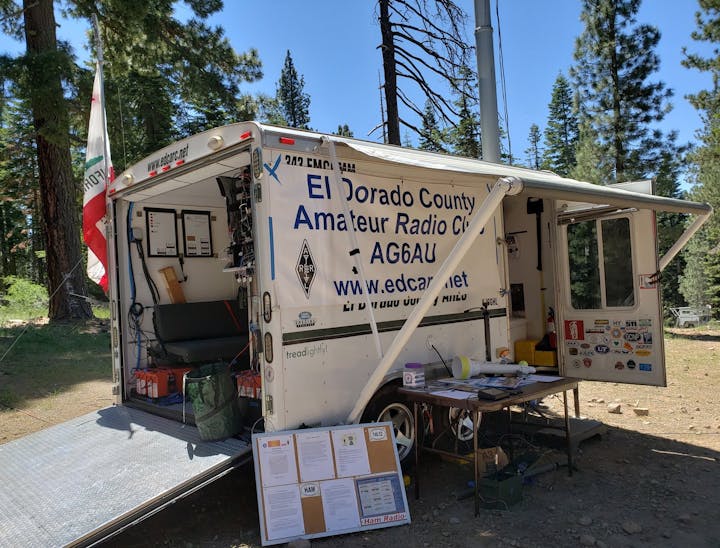 El Dorado County Amateur Radio Club Trailer