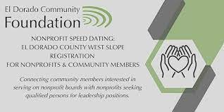 El Dorado Community Foundation Nonprofit Speed Dating Event - October 5, 2023