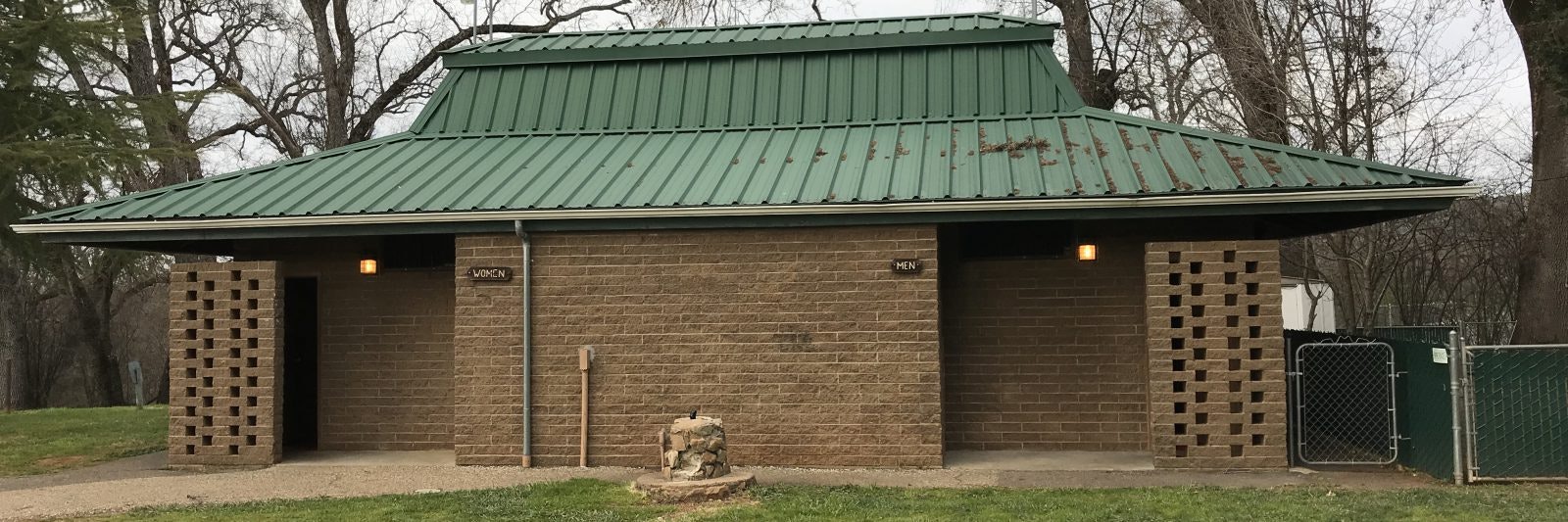 May contain: architecture, building, outdoors, shelter, indoors, interior design, housing, brick, house, grass, and plant
