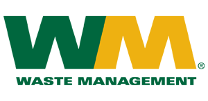 WM logo with the text "Waste Management" in green and gold.