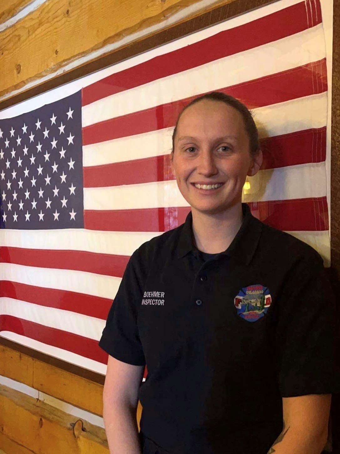 May contain: flag, american flag, person, face, and head
