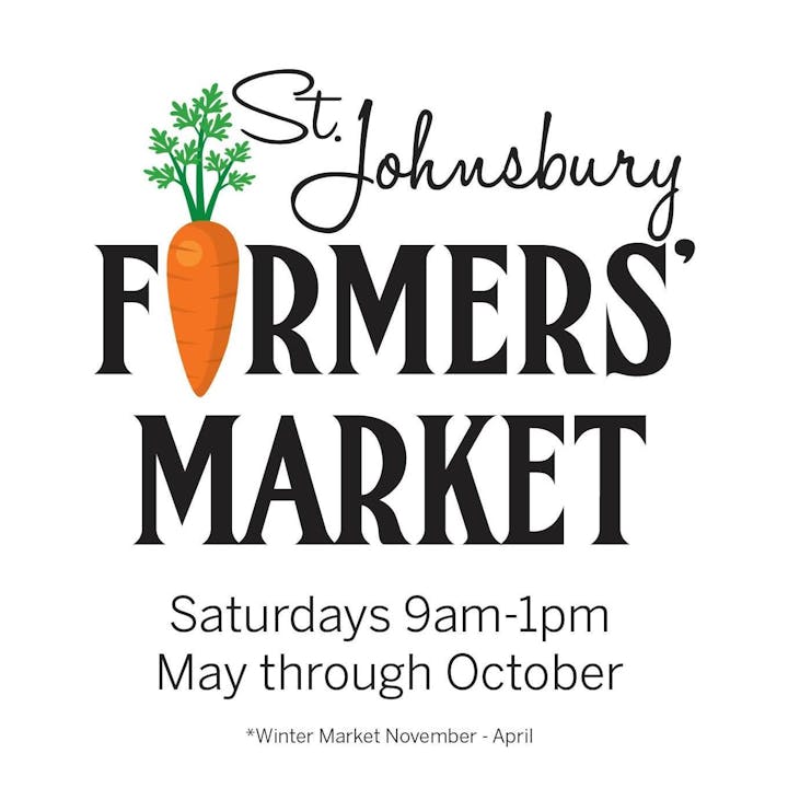 St. Johnsbury Farmers' Market, Saturdays 9am-1pm, May-October. Winter Market November-April.