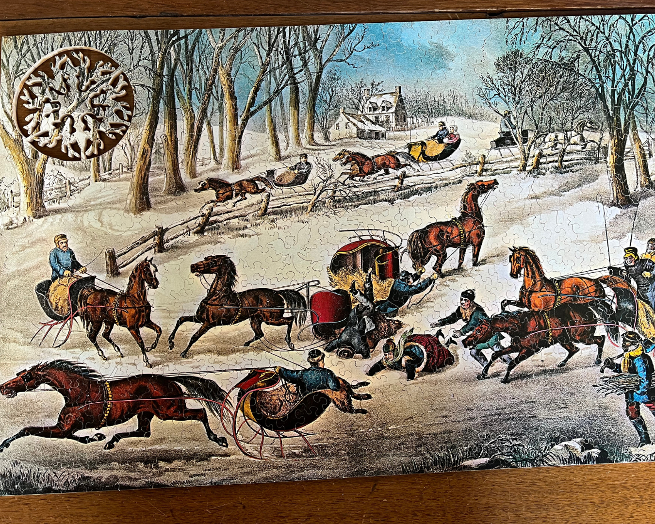 May contain: art, painting, person, animal, horse, and mammal