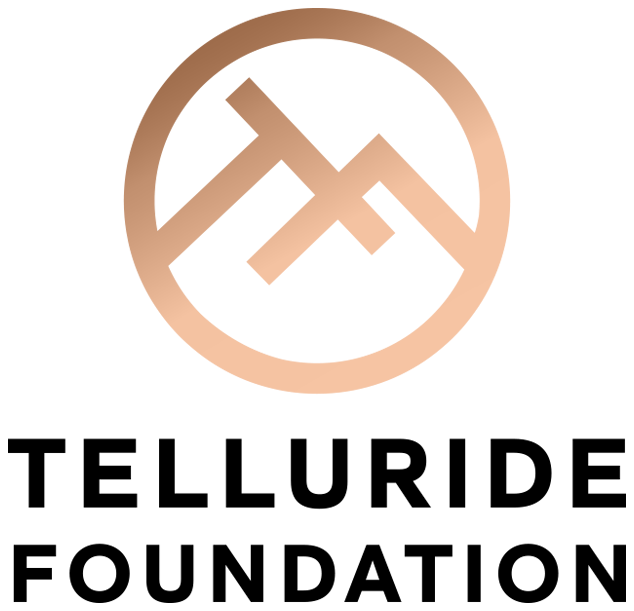 The image features a stylized logo within a circular design, predominantly in a rose gold color.