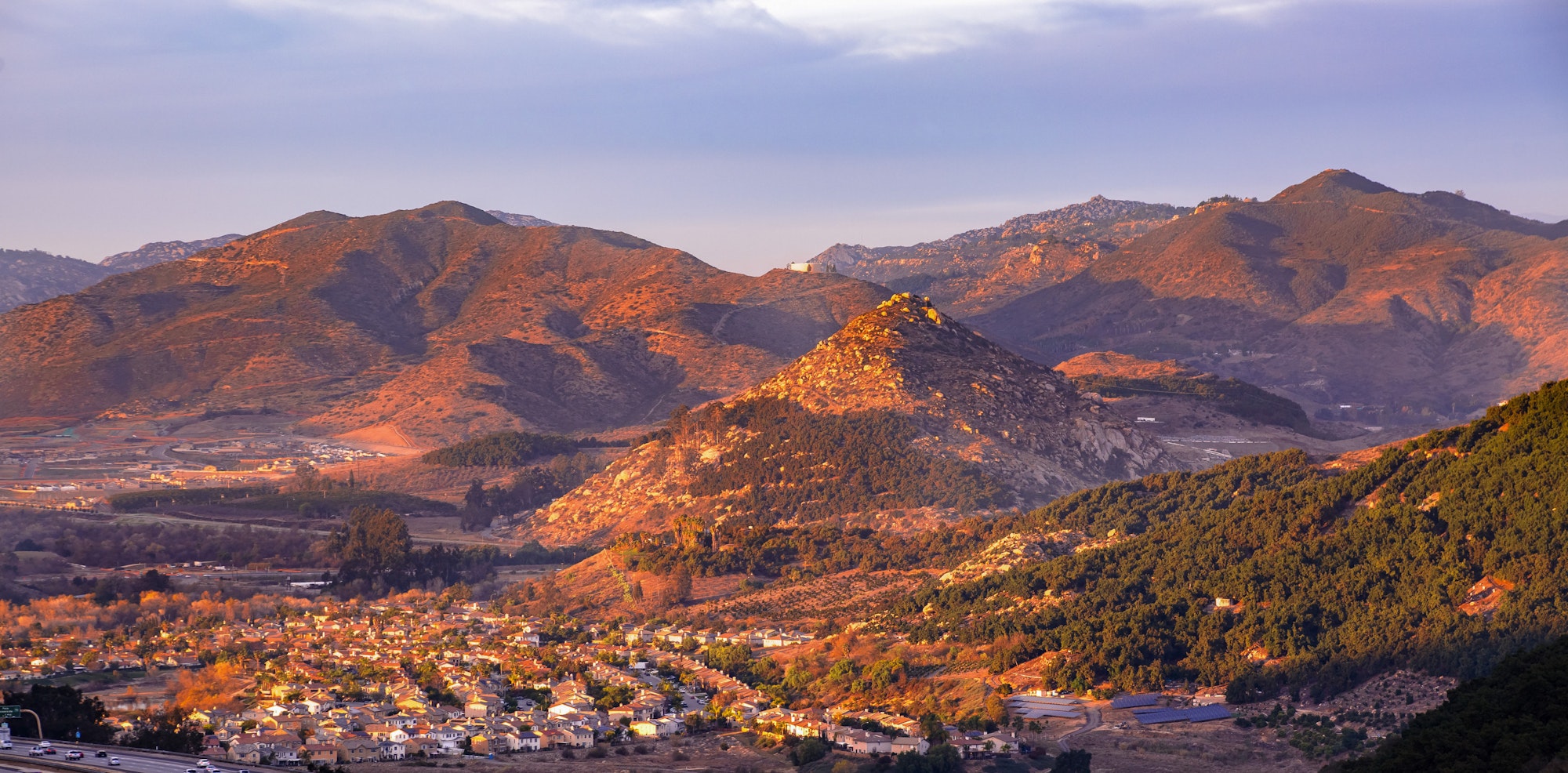 May contain: Scenic view of eastern Rainbow Water District from Interstate 15 in Fallbrook.