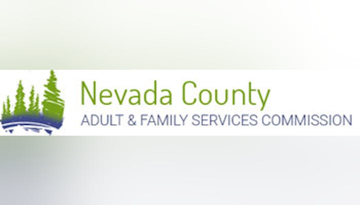 Logo of Nevada County Adult & Family Services Commission with trees.