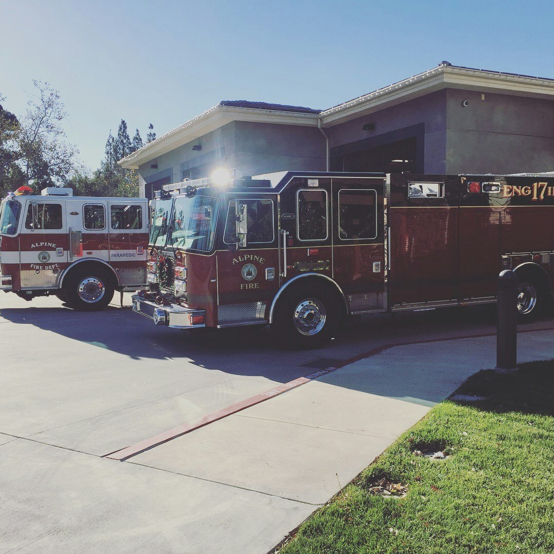 May contain: transportation, vehicle, truck, and fire truck