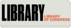 The image features the text "LIBRARY" and "LIBRARY OF CONGRESS" in a bold font.