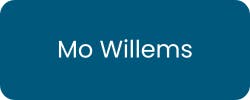A blue rectangular sign with the text "Mo Willems" in white.