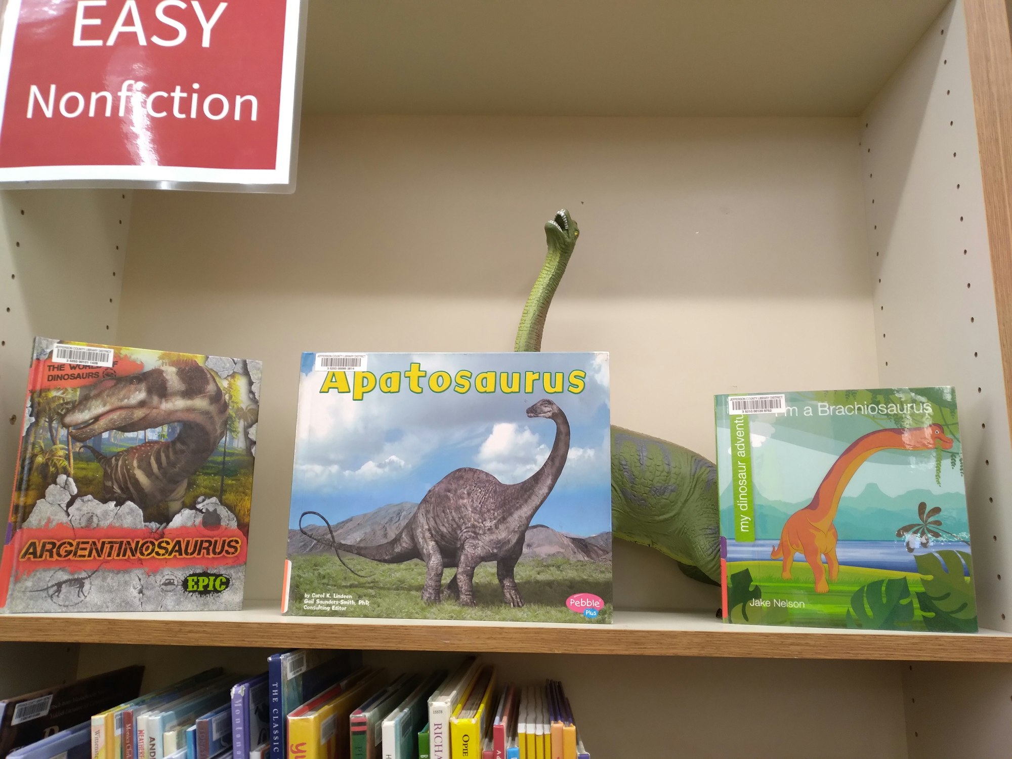 2021 Dinovember CD hiding behind a book